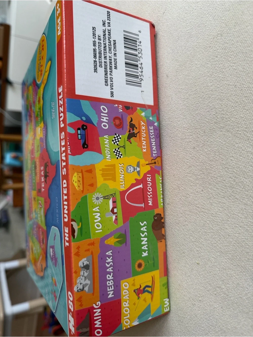 United States 80 Puzzle - Multicolor